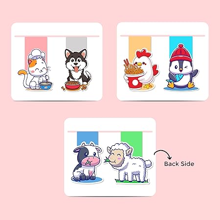 Magnetic Bookmarks | Perfect Gift Magnetic Clips (Pack of 6) | Animals