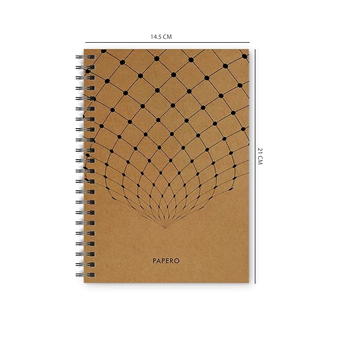 A5 Dot Grid Notebook | A5 Dot Grid Notebook | 100 Pages | DOT Design 2 | Pack of 2