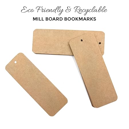 Mil Board Bookmark |Versatile Page Markers for Book Lovers | Pack of 15