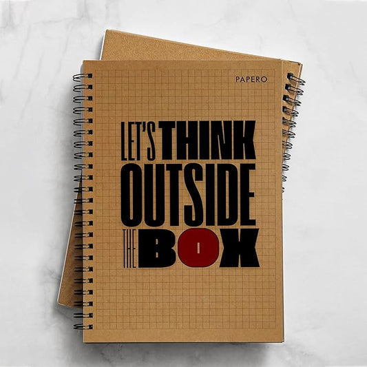 A5 Square Grid Notebook | 100 Pages | Design 1 | (Pack of 2)