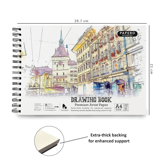 A4 Sketch Book – 140 GSM