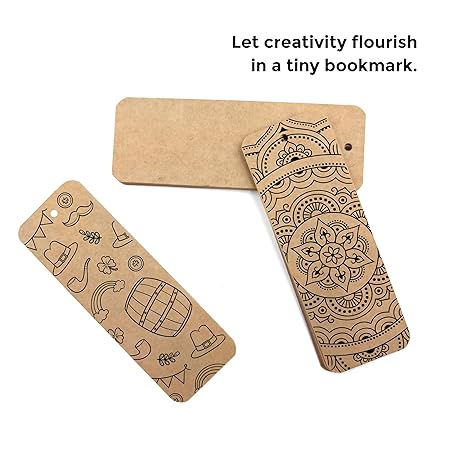 Mil Board Bookmark |Versatile Page Markers for Book Lovers | Pack of 15
