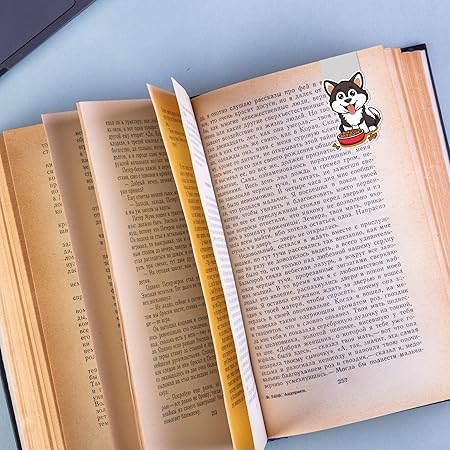 Magnetic Bookmarks | Perfect Gift Magnetic Clips (Pack of 6) | Animals
