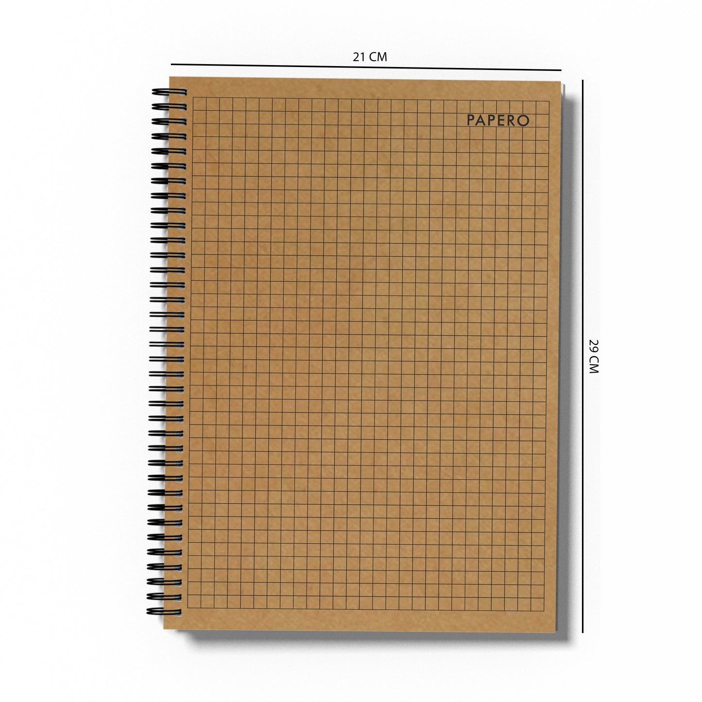 Square Grid Notebook A4 Size | 5MM Square Graph Design | 100 Pages | Grid Book