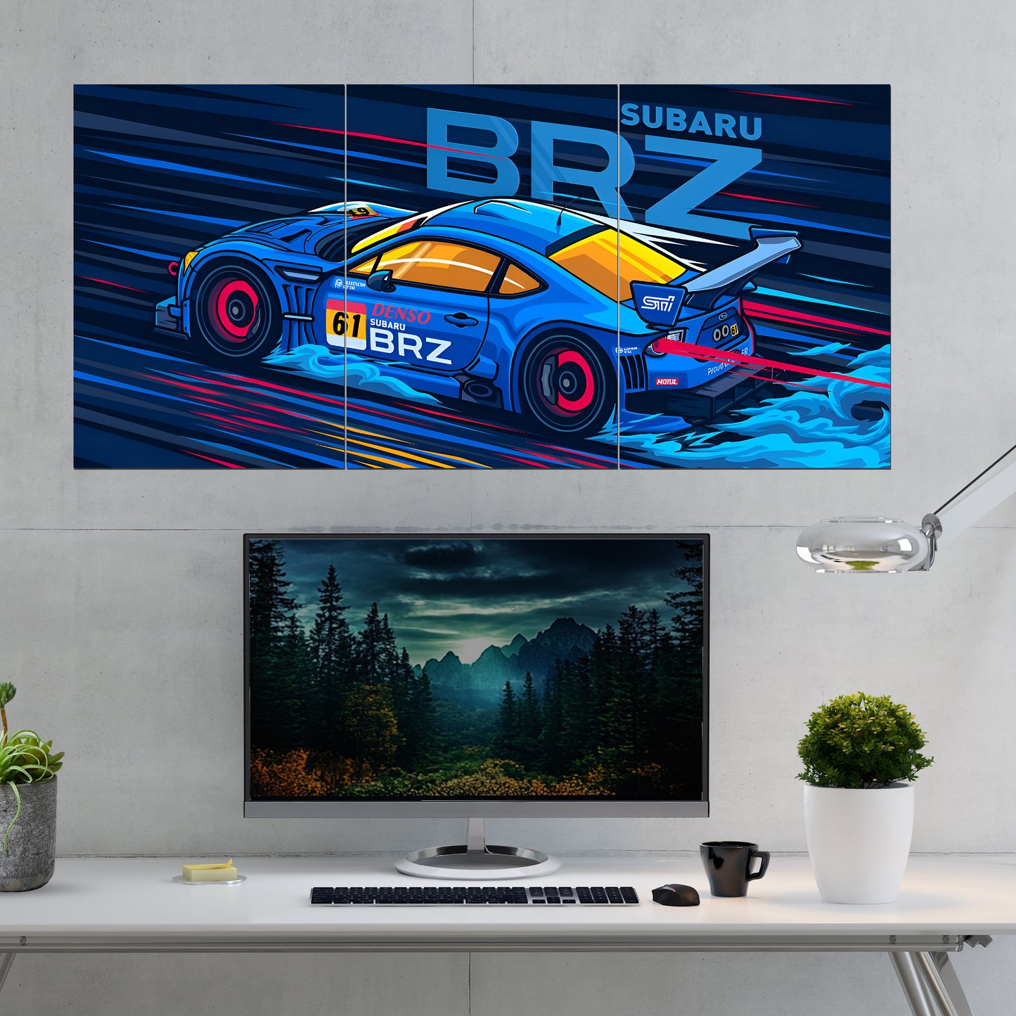 Subaru BRZ Car Wall Art