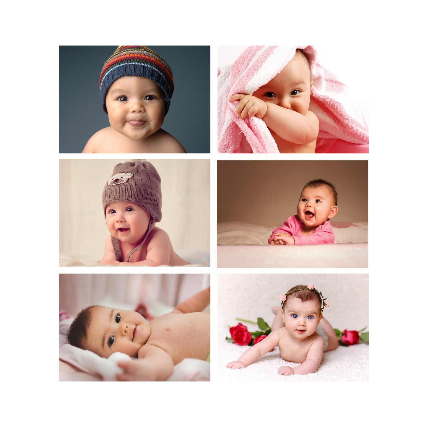 Cute Babies Wall Poster