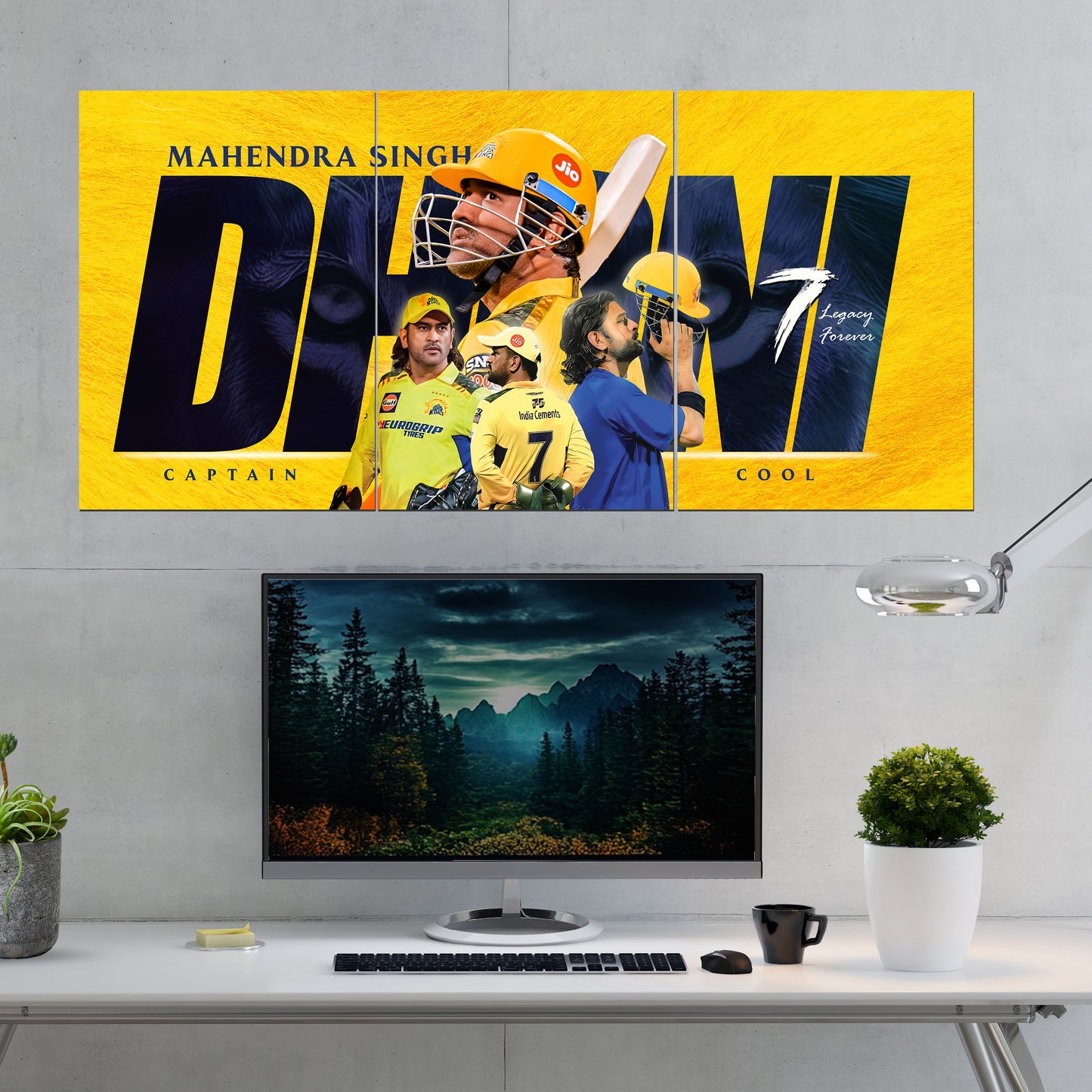 MS Dhoni Wall Posters