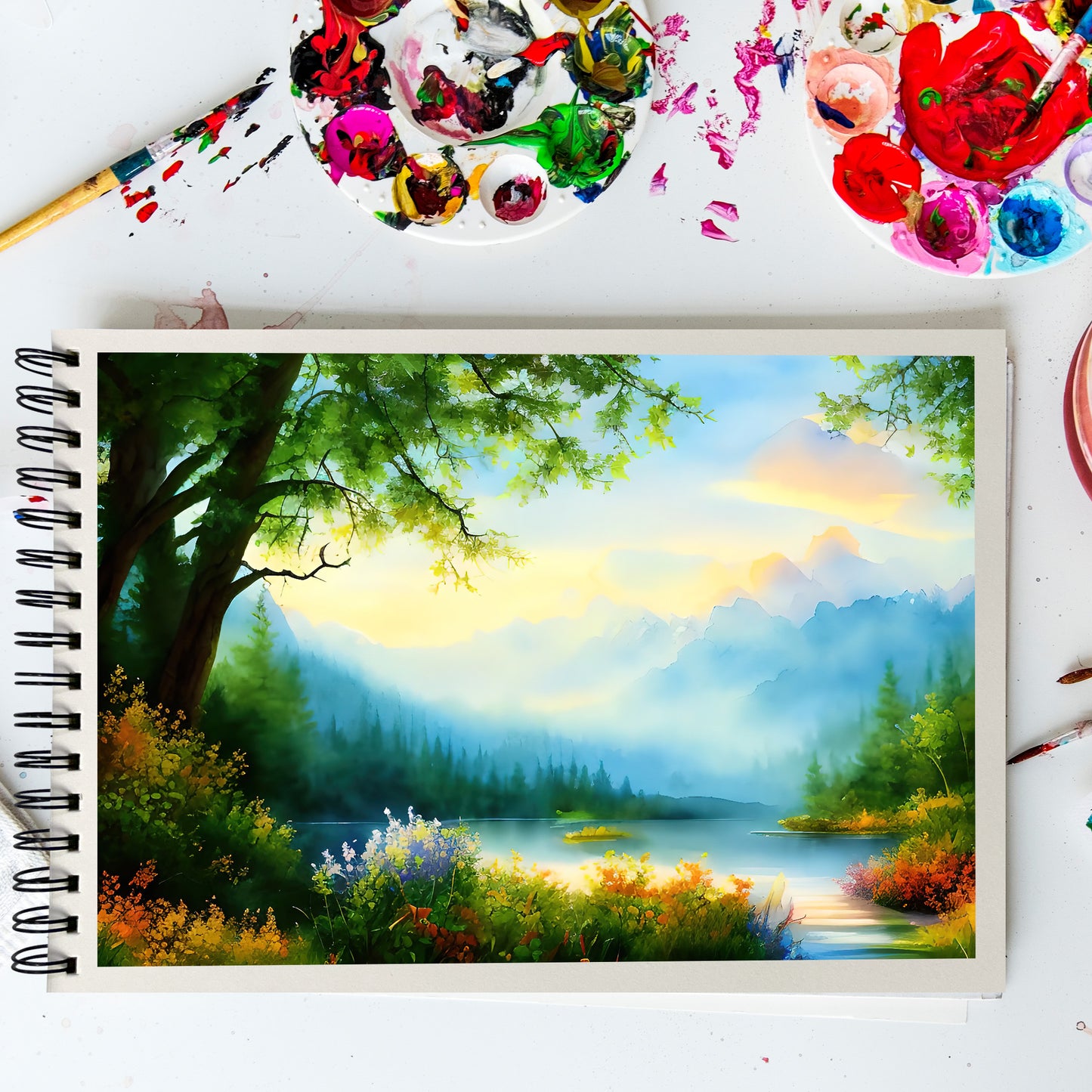 A4 Sketch Book – 140 GSM (Green paradise)