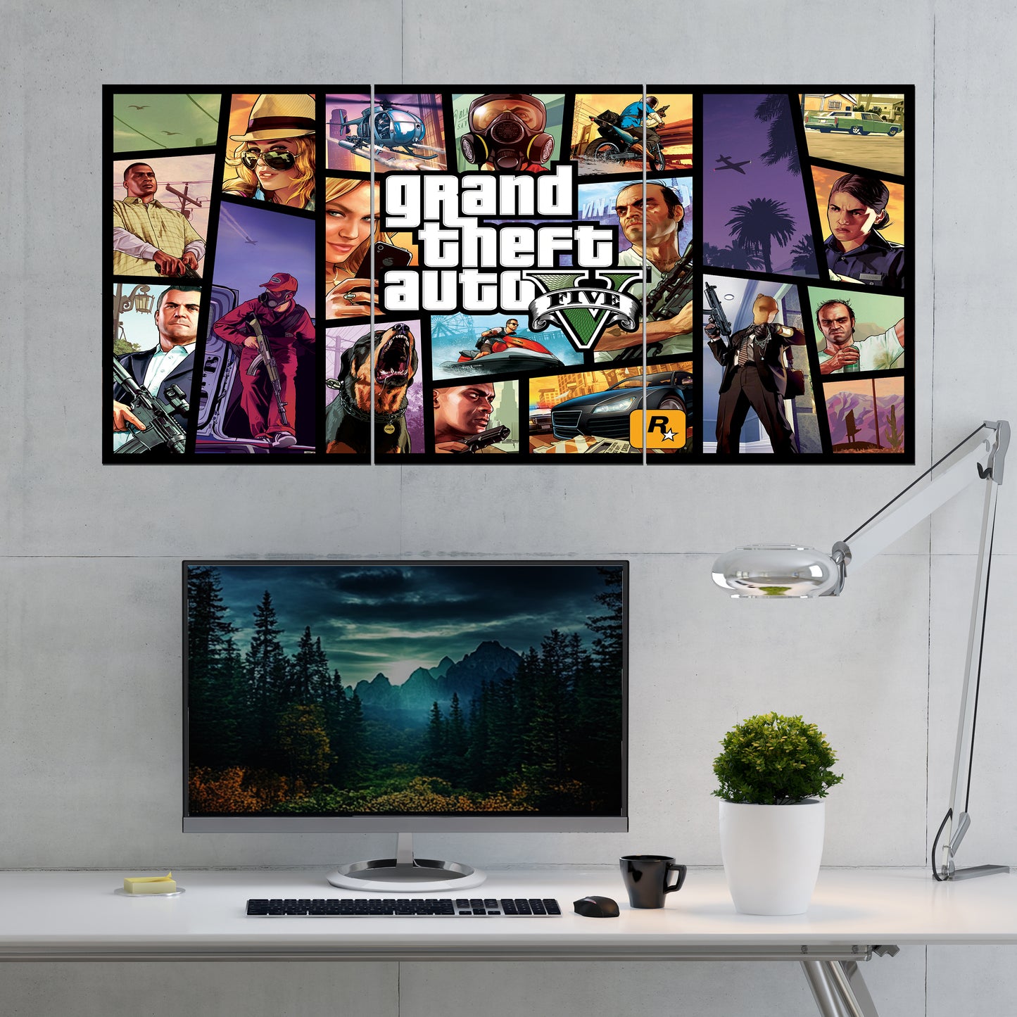 GTA5 | Game Series Wall Poster