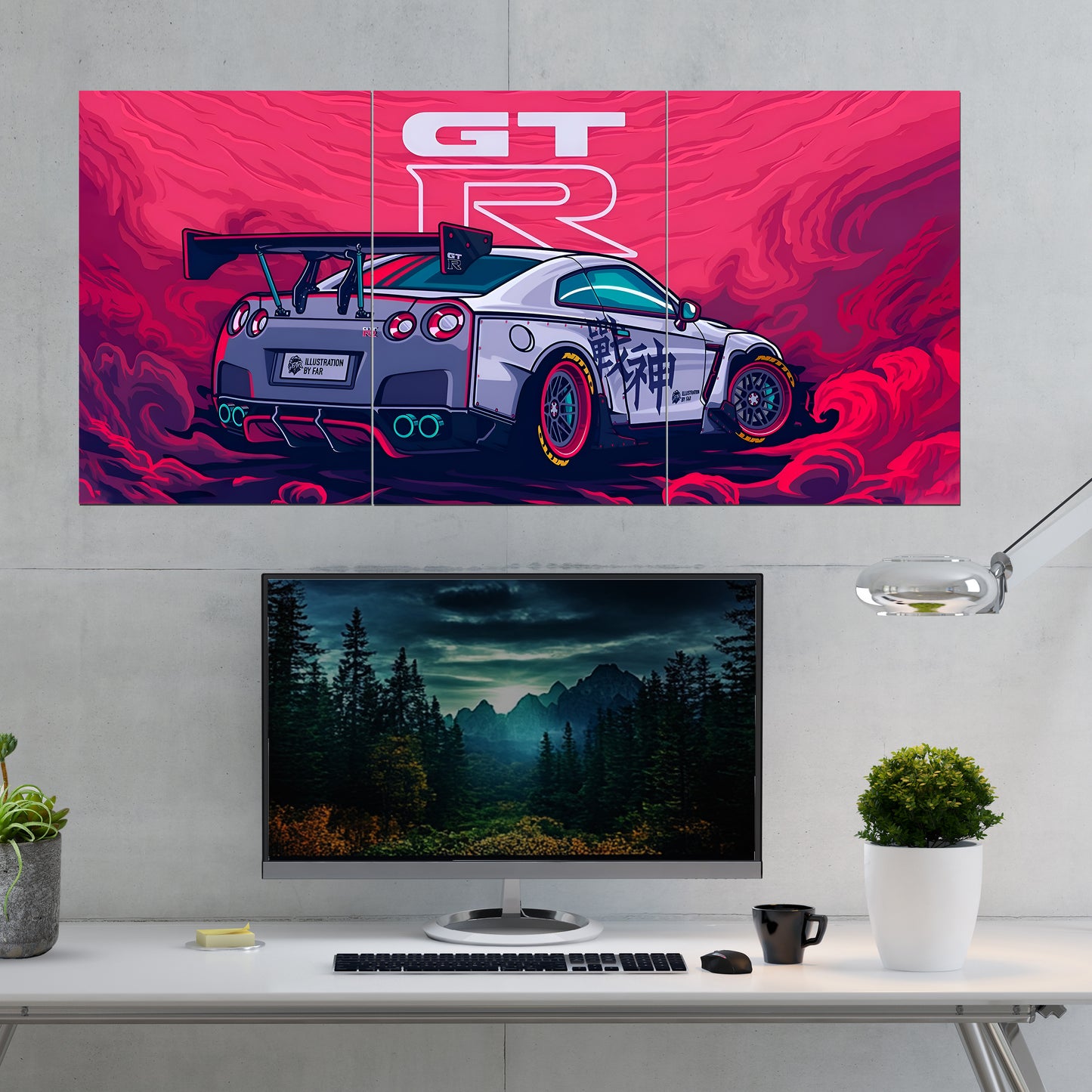 Nissan GTR Car Wall Art