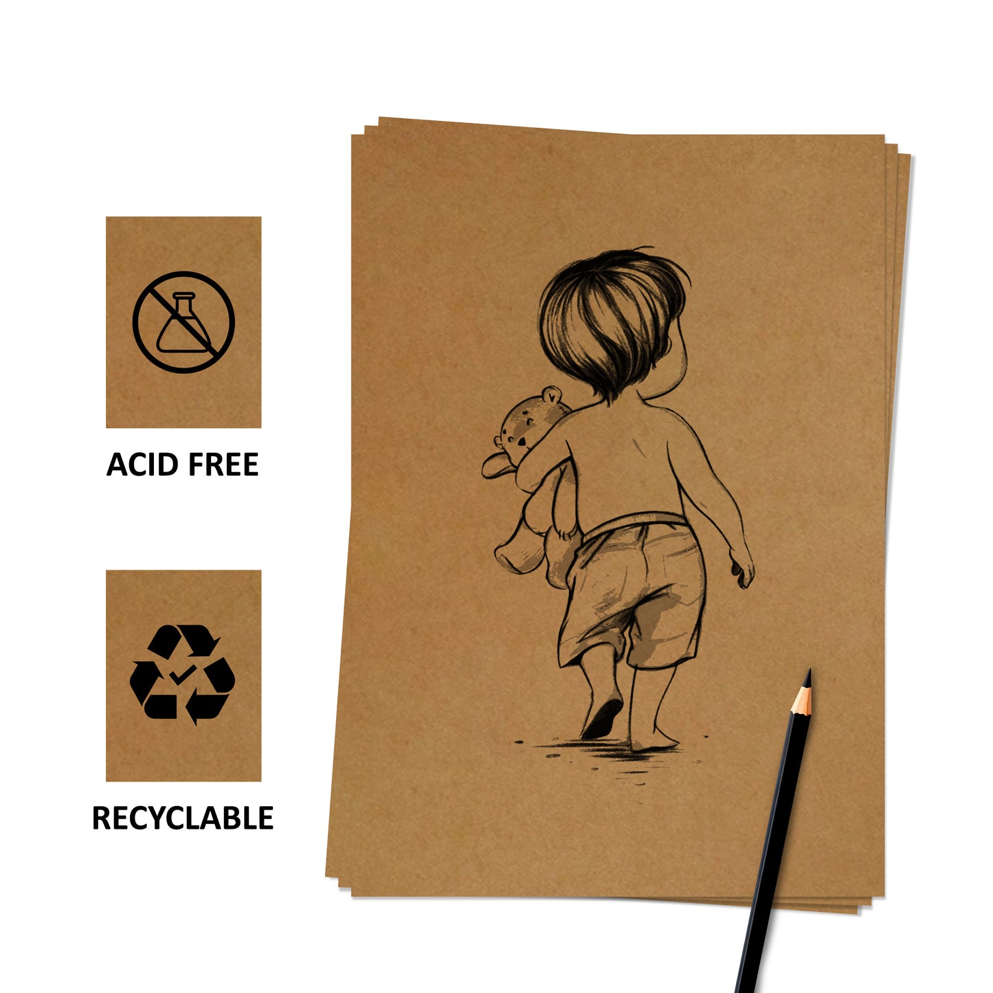 A3 Millboard Kraft Paper Sheets