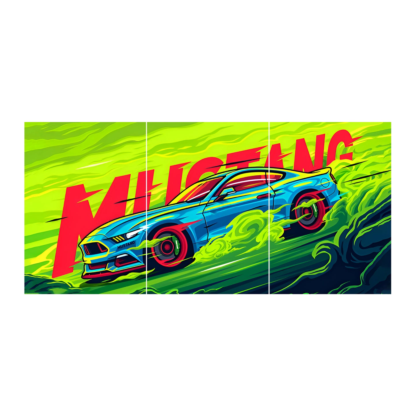 Ford Mustang Series Car Wall Posters