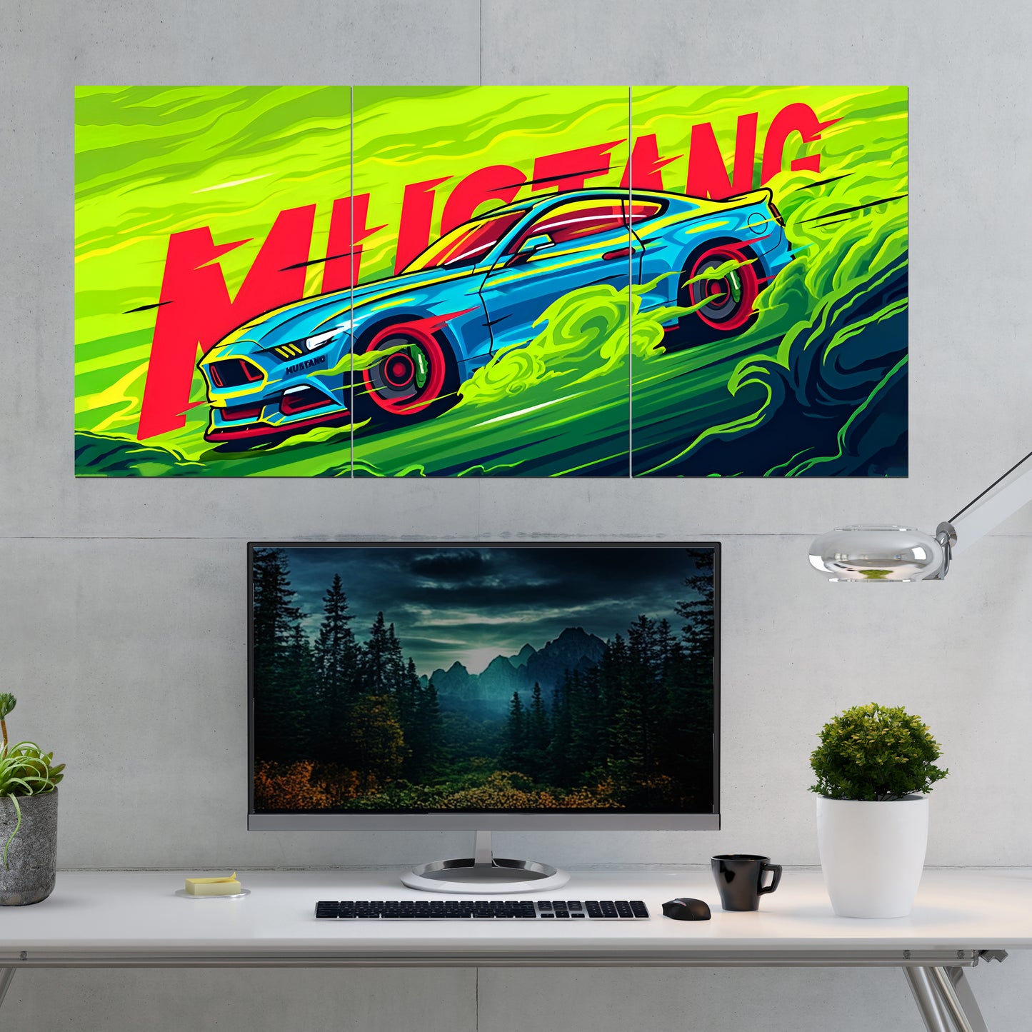 Ford Mustang Series Car Wall Posters