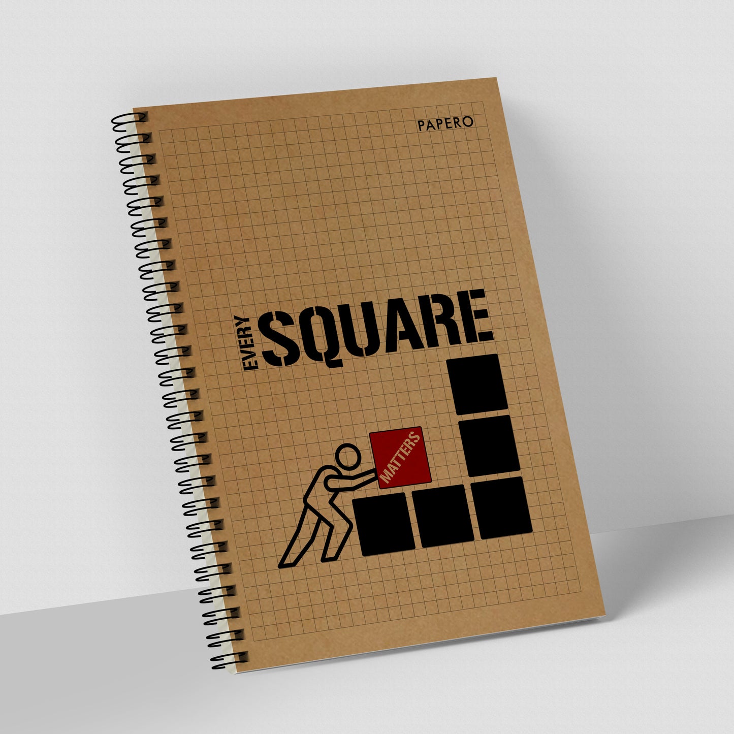 A5 Square Grid Notebook | 100 Pages | (Every Square Matters)