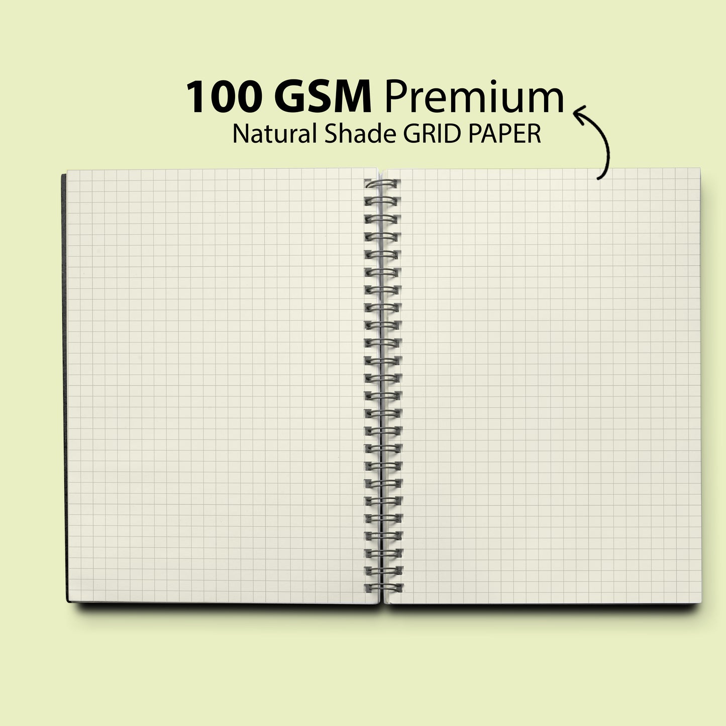A5 Square Grid Notebook | 100 Pages | (Every Square Matters)