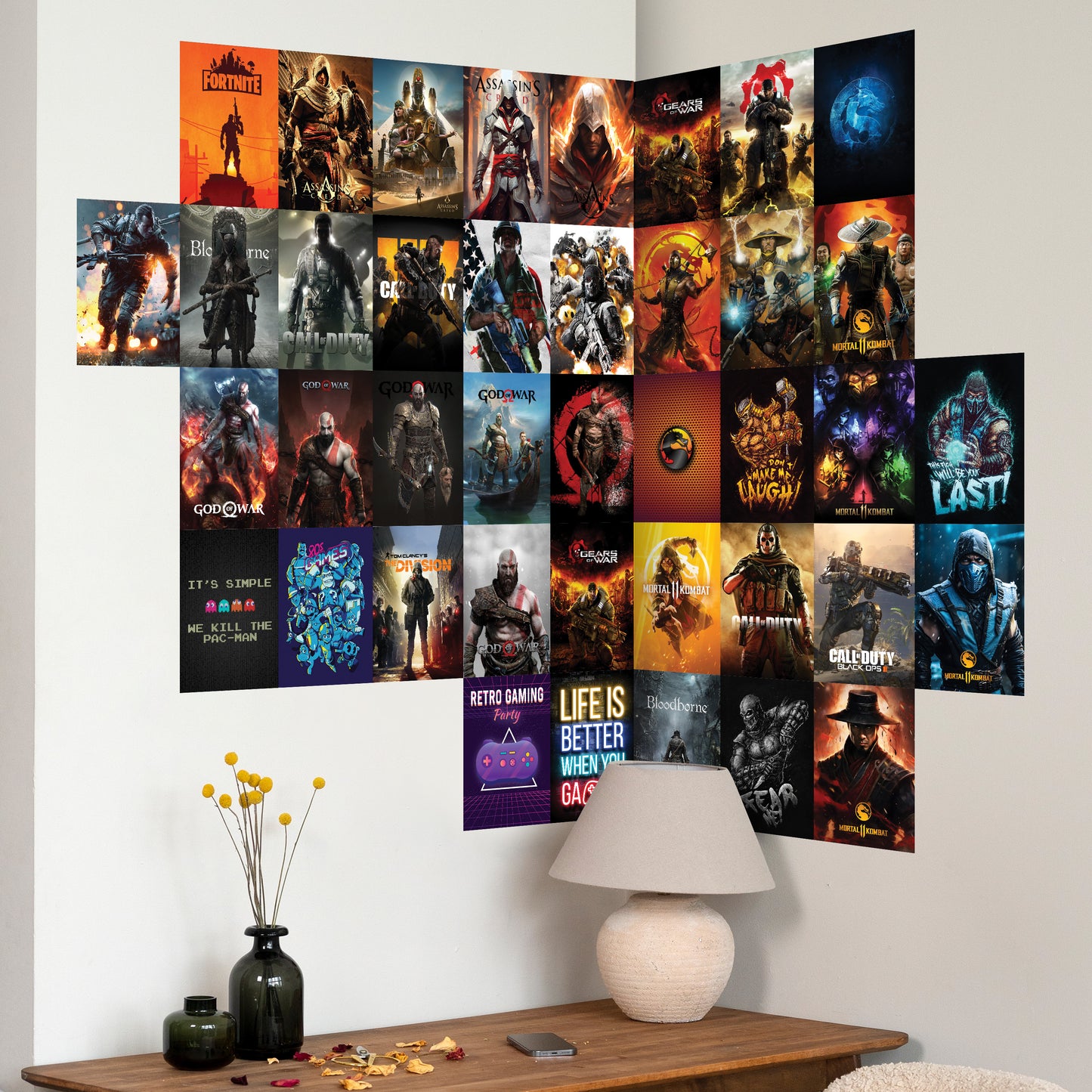 Retro Gaming | A6 Game Series Wall Collage Kit