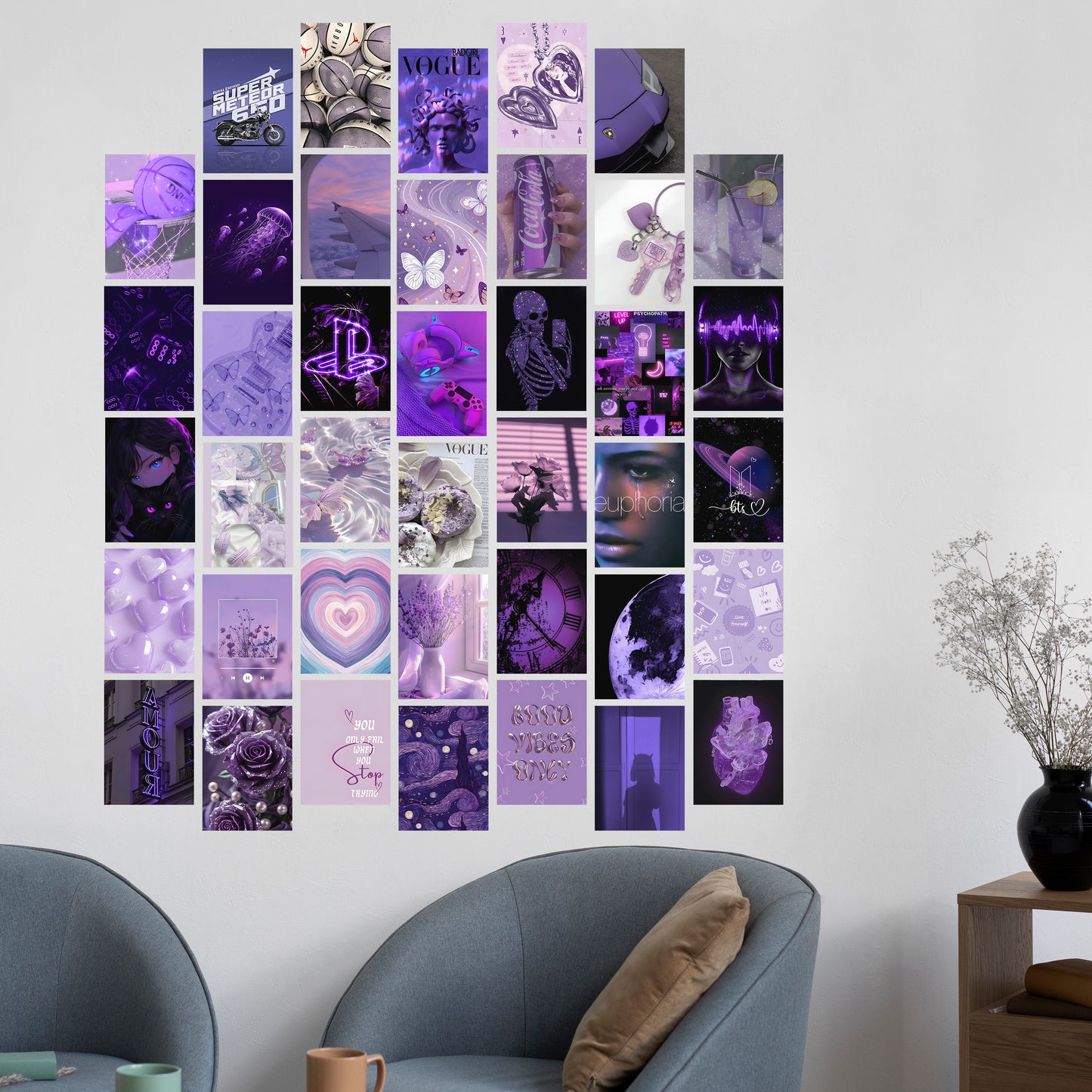 Aesthetic Purple Wall Posters