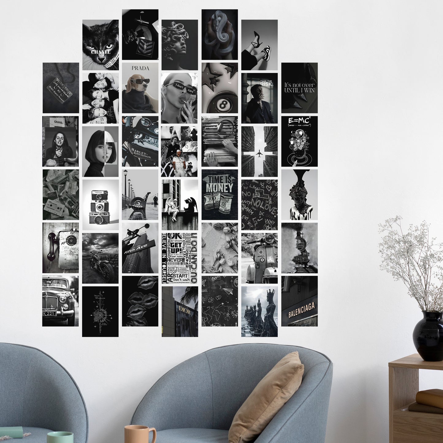 Aesthetic Black Wall Posters