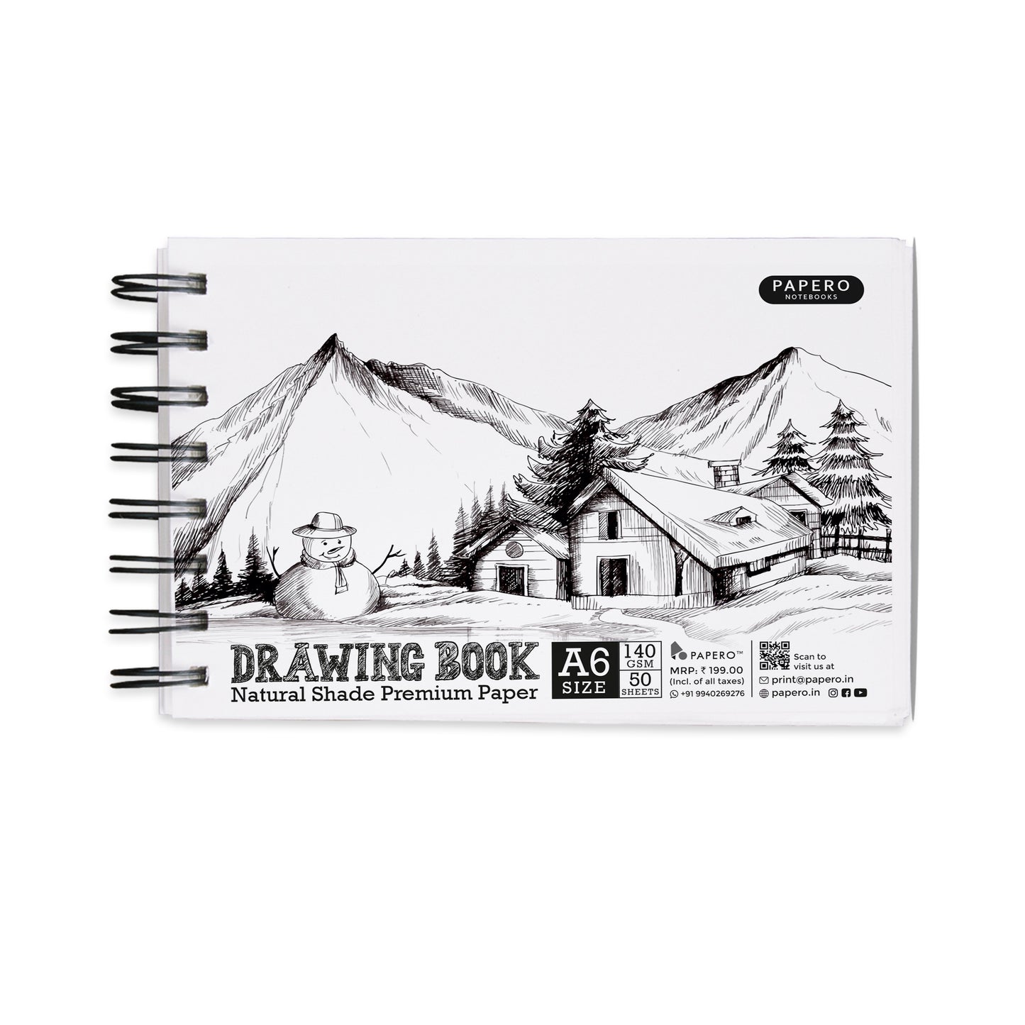 A6 Sketch | Drawing Book | Collection 2 (Pack of 3)