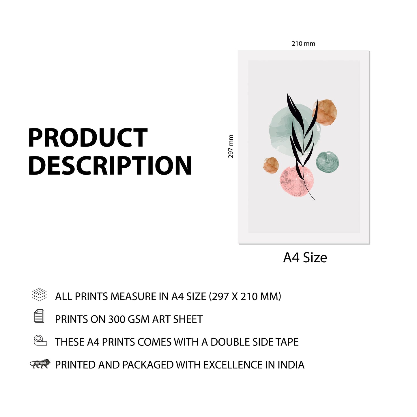 Abstract Plants Wall Posters
