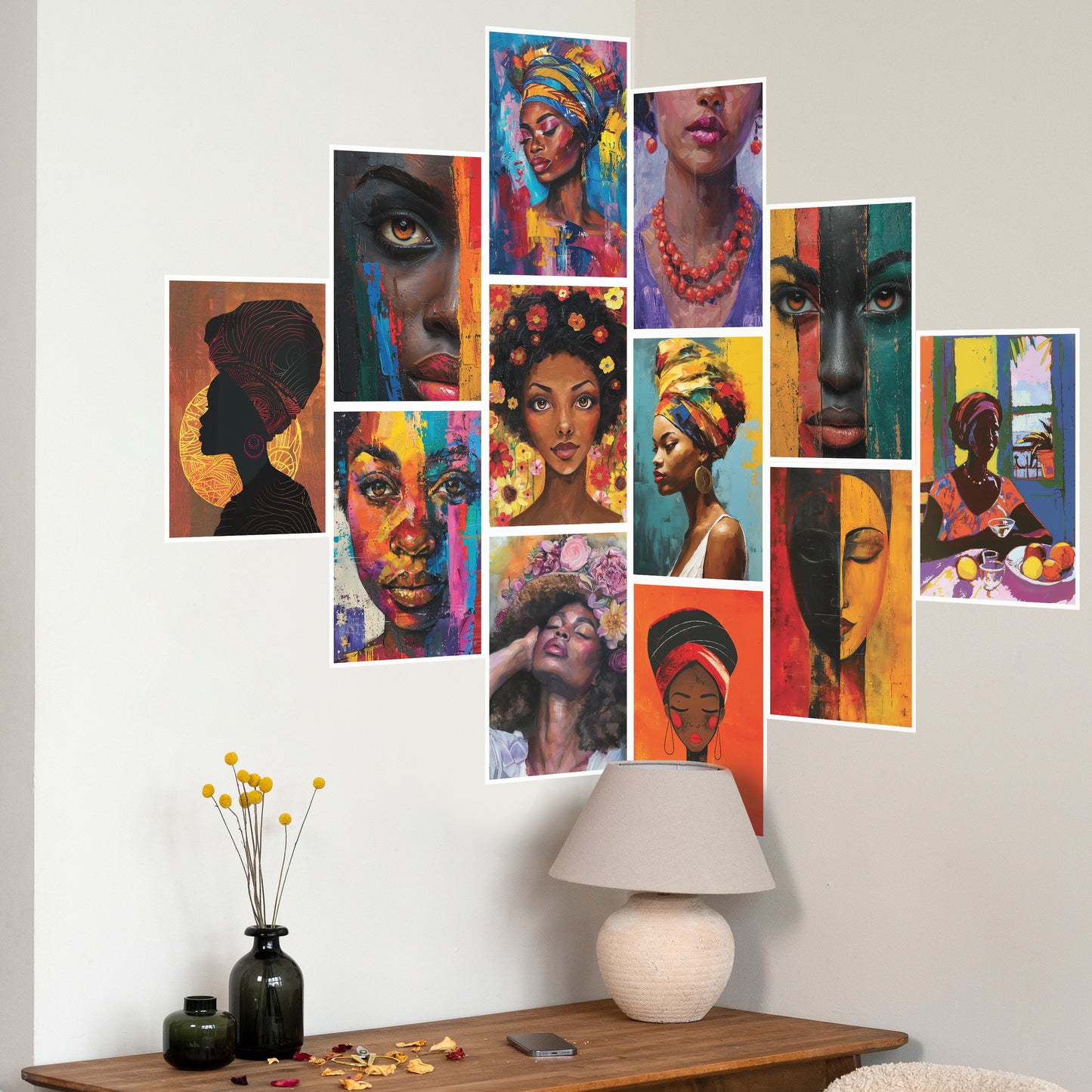 Abstract Womens Wall Posters