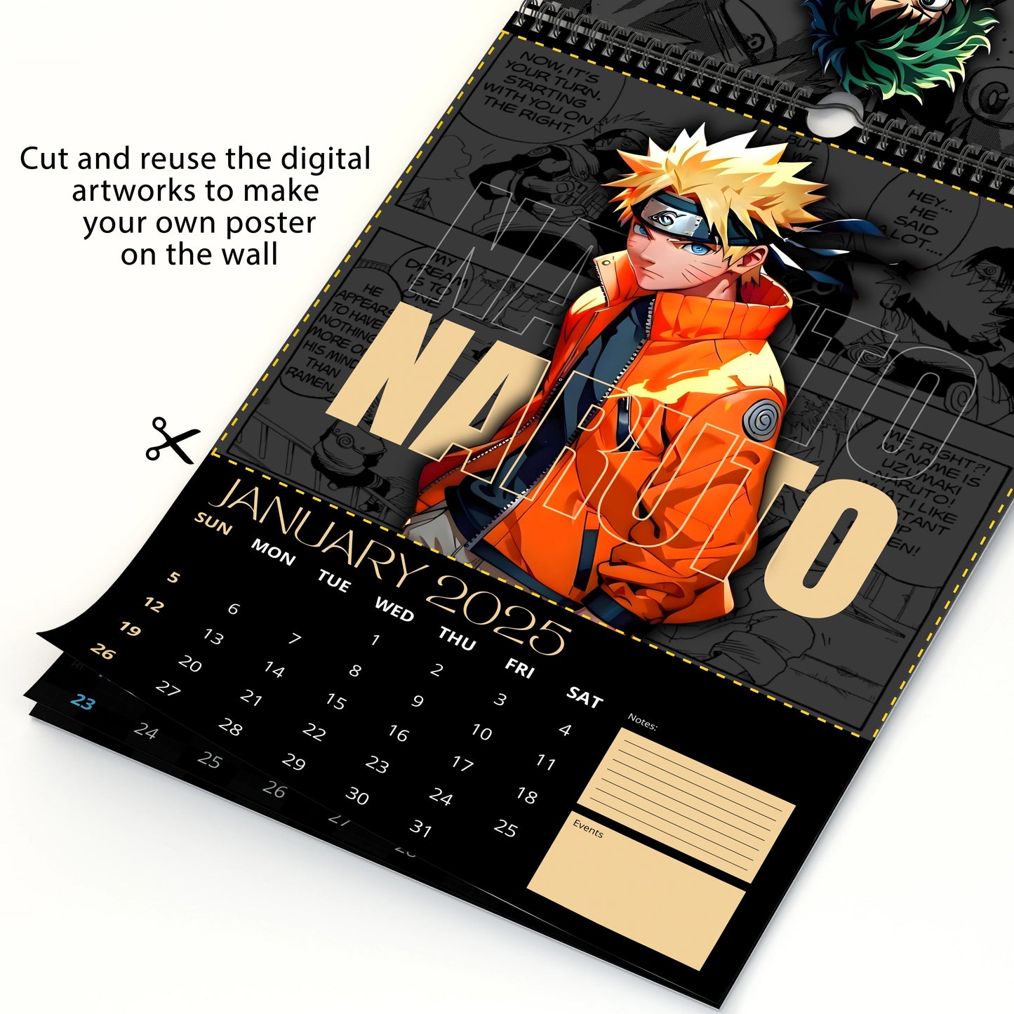 Anime Wall Calendar