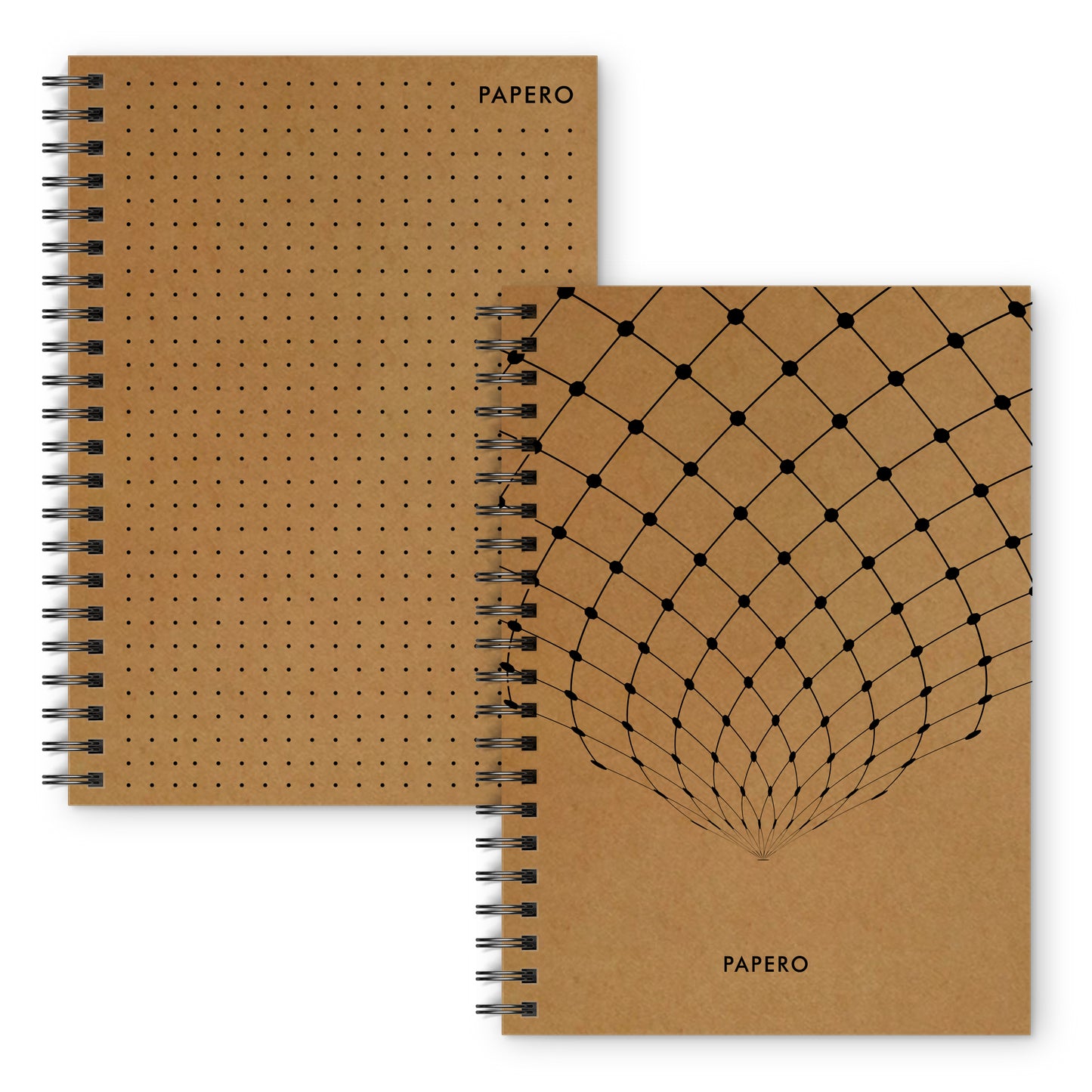 A5 Dot Grid Notebook | 5MM Dot Design | 100 Pages | DOT Design 1 | Pack of 2