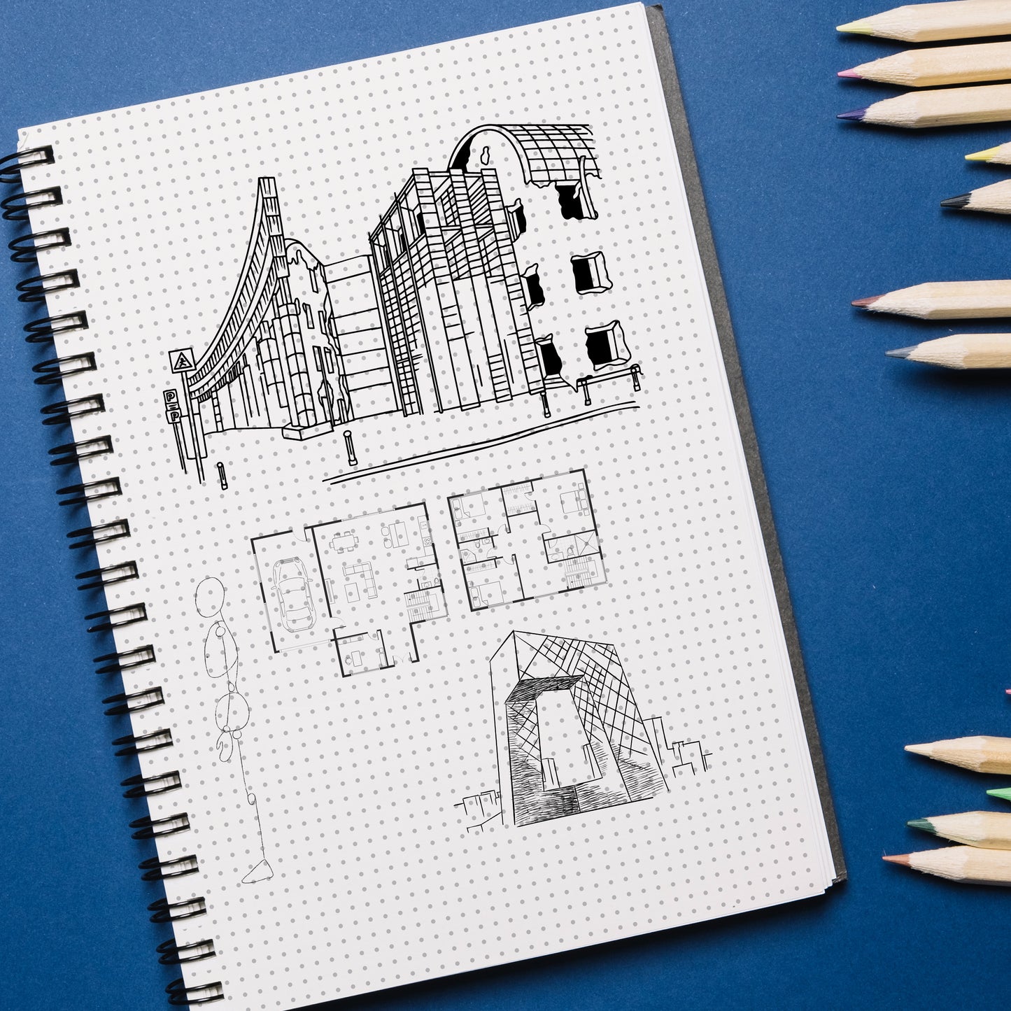 A4 Dot Grid Notebook | 100 Pages | DOT GRID 1