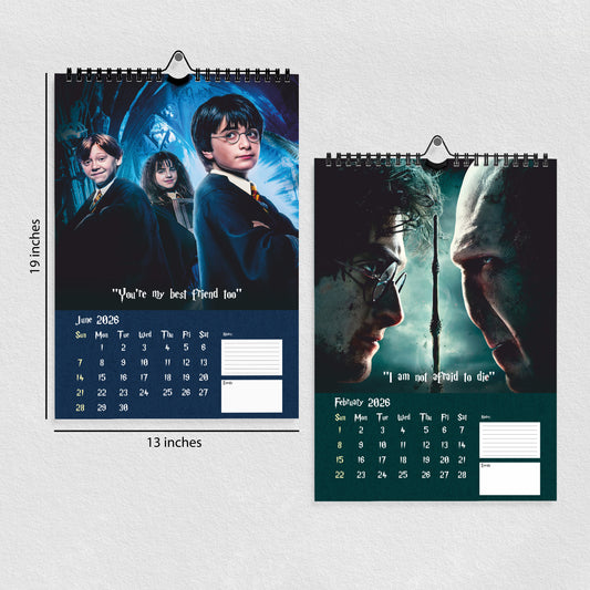 2026 Harry Potter Wall Calendar