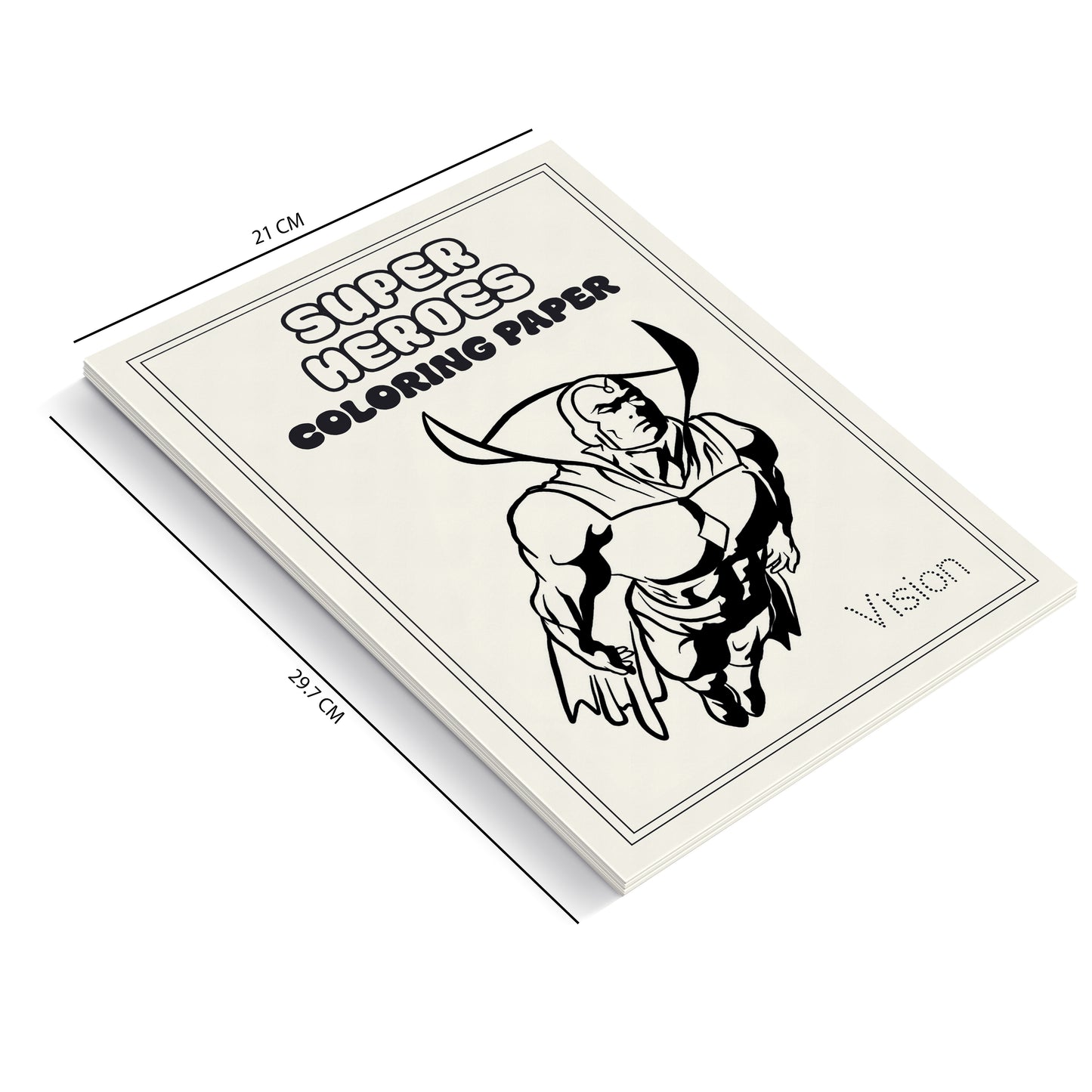 Kids Colouring Paper | Super Heros-Themed Sheets