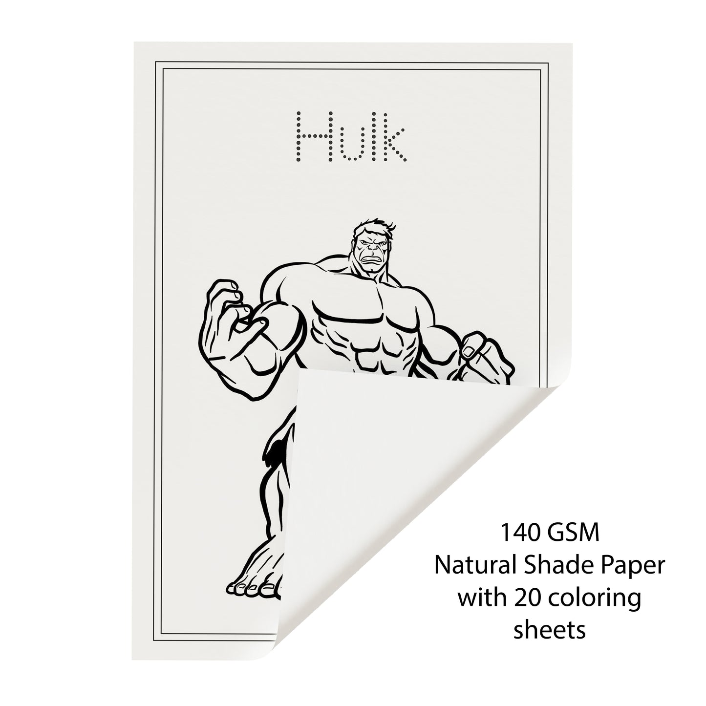 Kids Colouring Paper | Super Heros-Themed Sheets