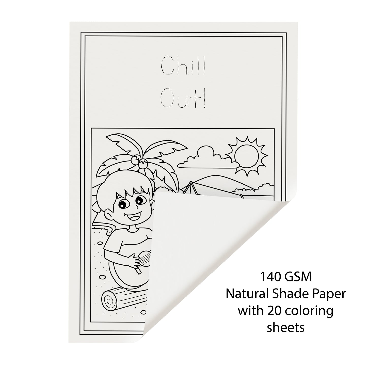 Kids Colouring Paper | Summer-Themed Sheets