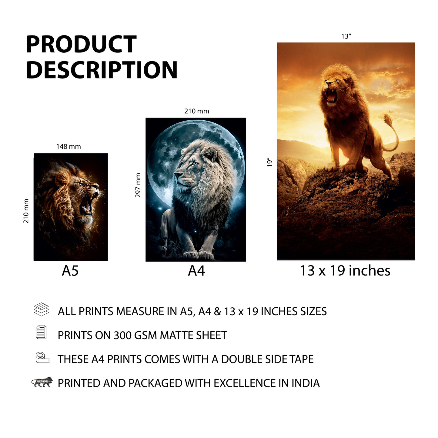 Lion Wall Posters
