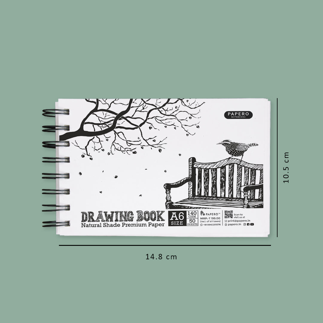 A6 Sketch | Drawing Book | Collection 1 (Pack of 3)