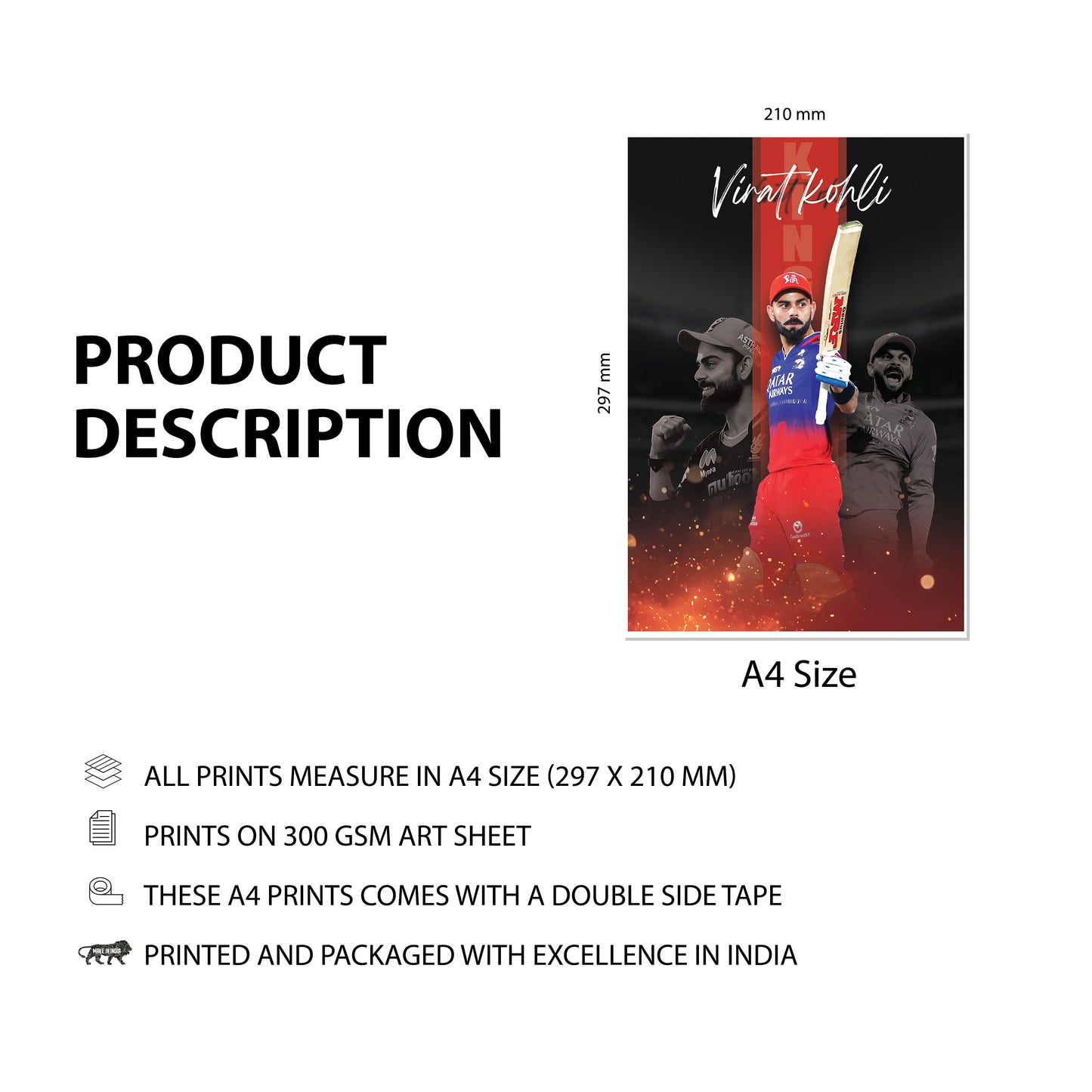 Virat Kohli Wall Posters