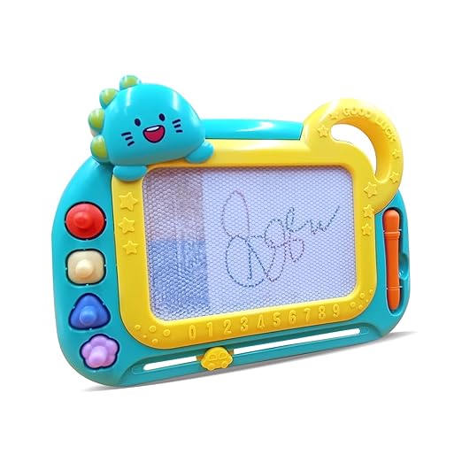 Magic Slate – 2-in-1 Magnetic Erasable Drawing & Writing Board | Educational Doodle Pad Toy for Kids (Green, Pack of 1) | Fun Learning Toy for Boys & Girls Ages 3+
