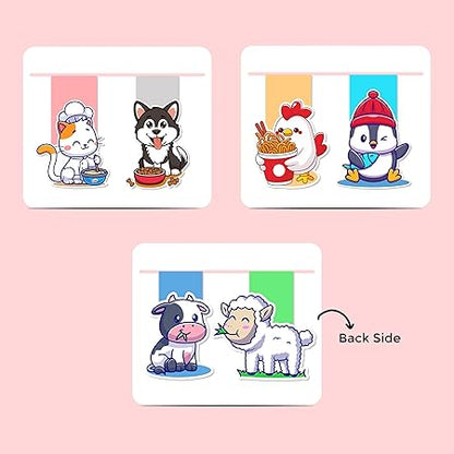 Magnetic Bookmarks | Perfect Gift Magnetic Clips (Pack of 6) | Animals