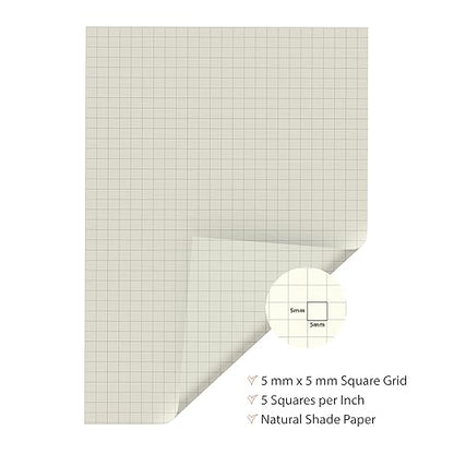 A4 Unpunched Loose Leaf Square Grid Sheet | Grid Paper