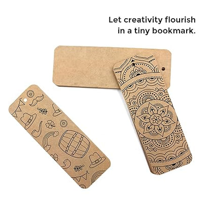 Mil Board Bookmark |Versatile Page Markers for Book Lovers | Pack of 15