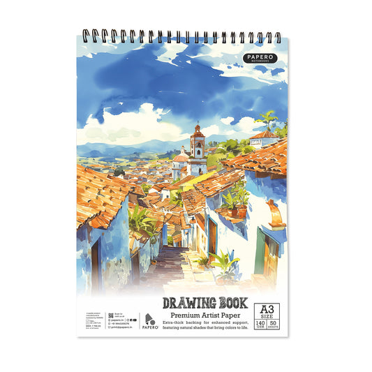 A3 Sketch Book – 140 GSM 50 Sheets