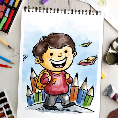 A3 Sketch Book – 140 GSM 50 Sheets