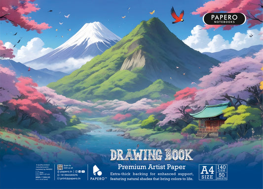 A4 Sketch Book – 140 GSM (Green paradise)