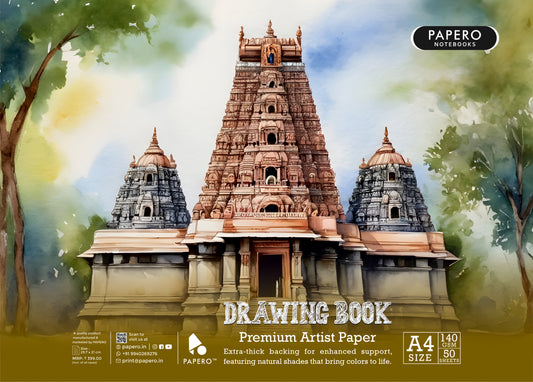A4 Sketch Book – 140 GSM (The Temple)