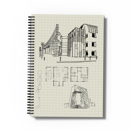 Square Grid Notebook | 5MM Square Graph Design | A4 Size| 100 Pages | Plain Square