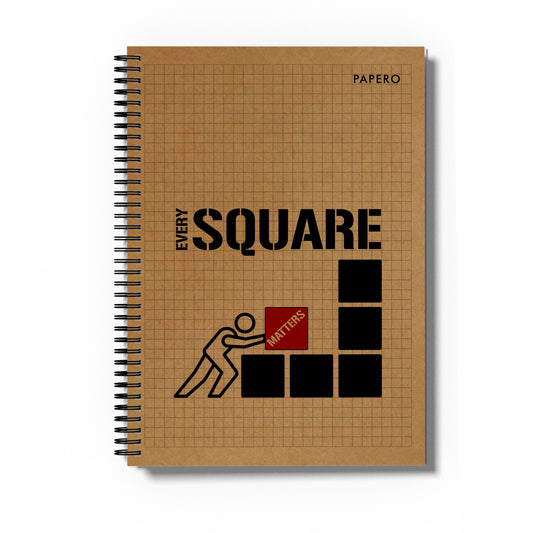 A5 Square Grid Notebook | 100 Pages | (Every Square Matters)