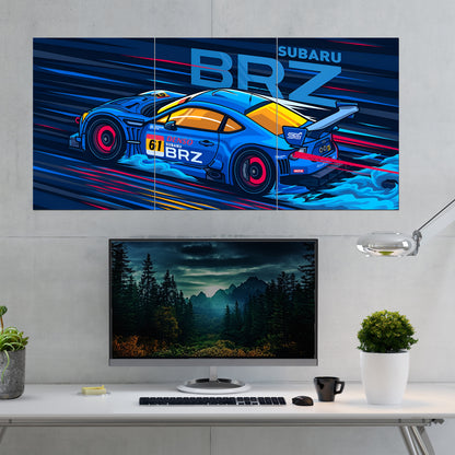 Subaru BRZ Car Wall Art