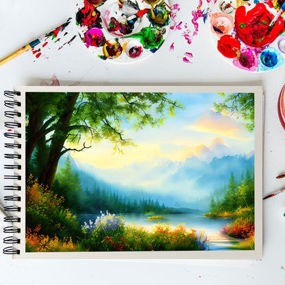 A4 Sketch Book – 140 GSM (Green paradise)