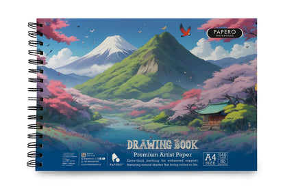 A4 Sketch Book – 140 GSM (Green paradise)
