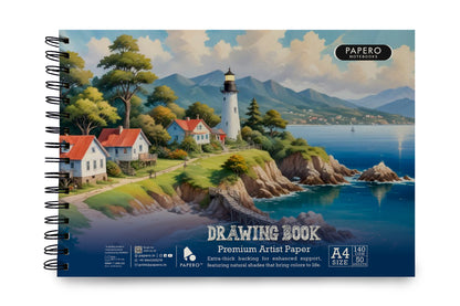 A4 Sketch Book – 140 GSM (Light House)