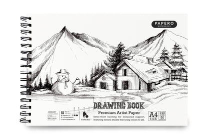 A4 Sketch | Drawing Book | Snow House